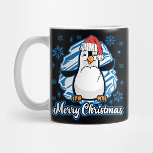 Merry Christmas Penguin Mug